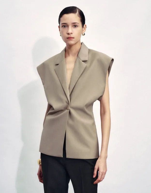 Skater Skinny Waistcoat sold by Urban Revivo