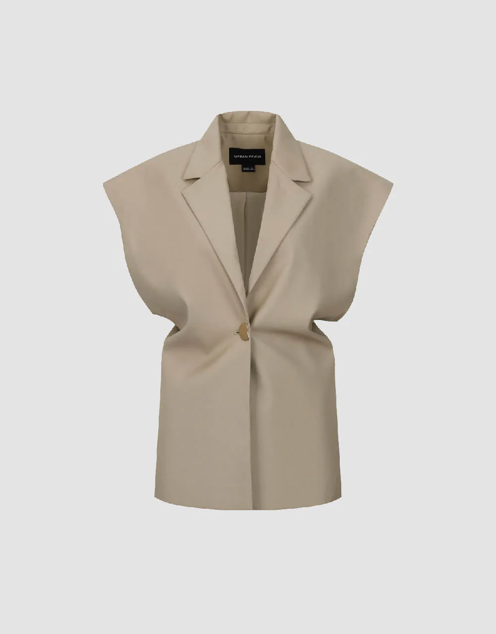 Skater Skinny Waistcoat sold by Urban Revivo product image thumbnail 2
