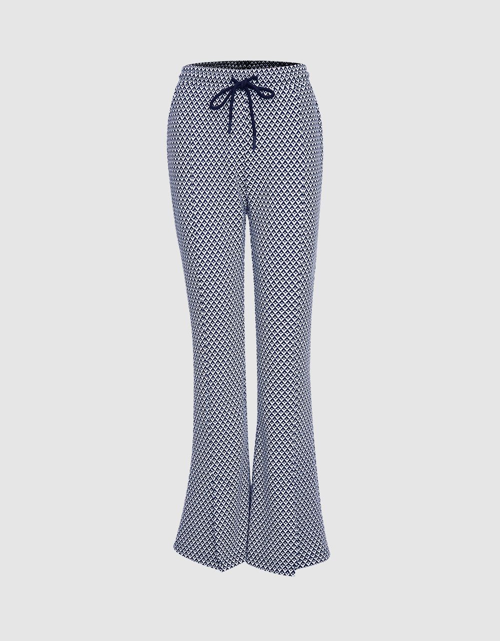 Houndstooth Flare Pants sold by Urban Revivo