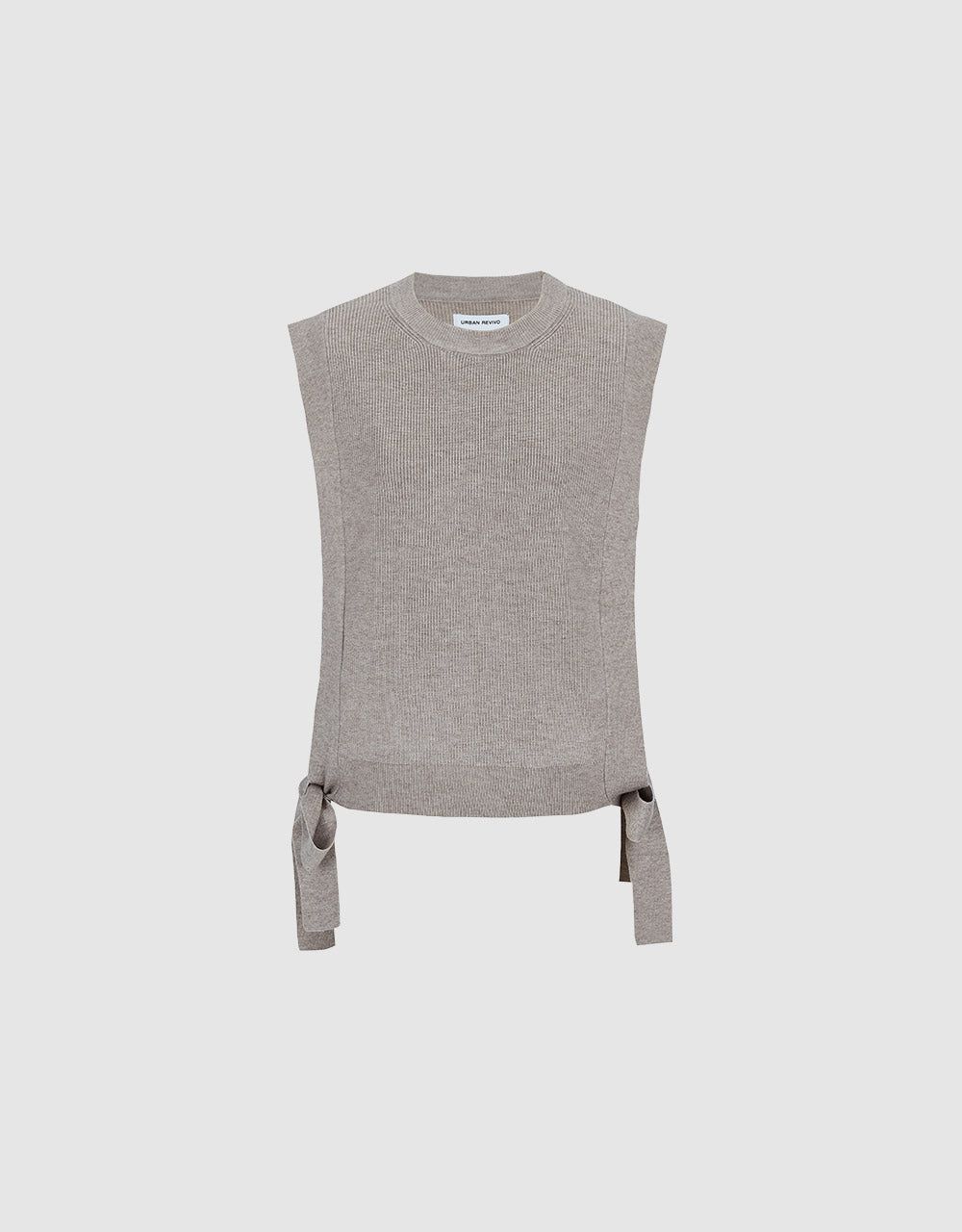 Light-Weight Rib Knitted Vest sold by Urban Revivo