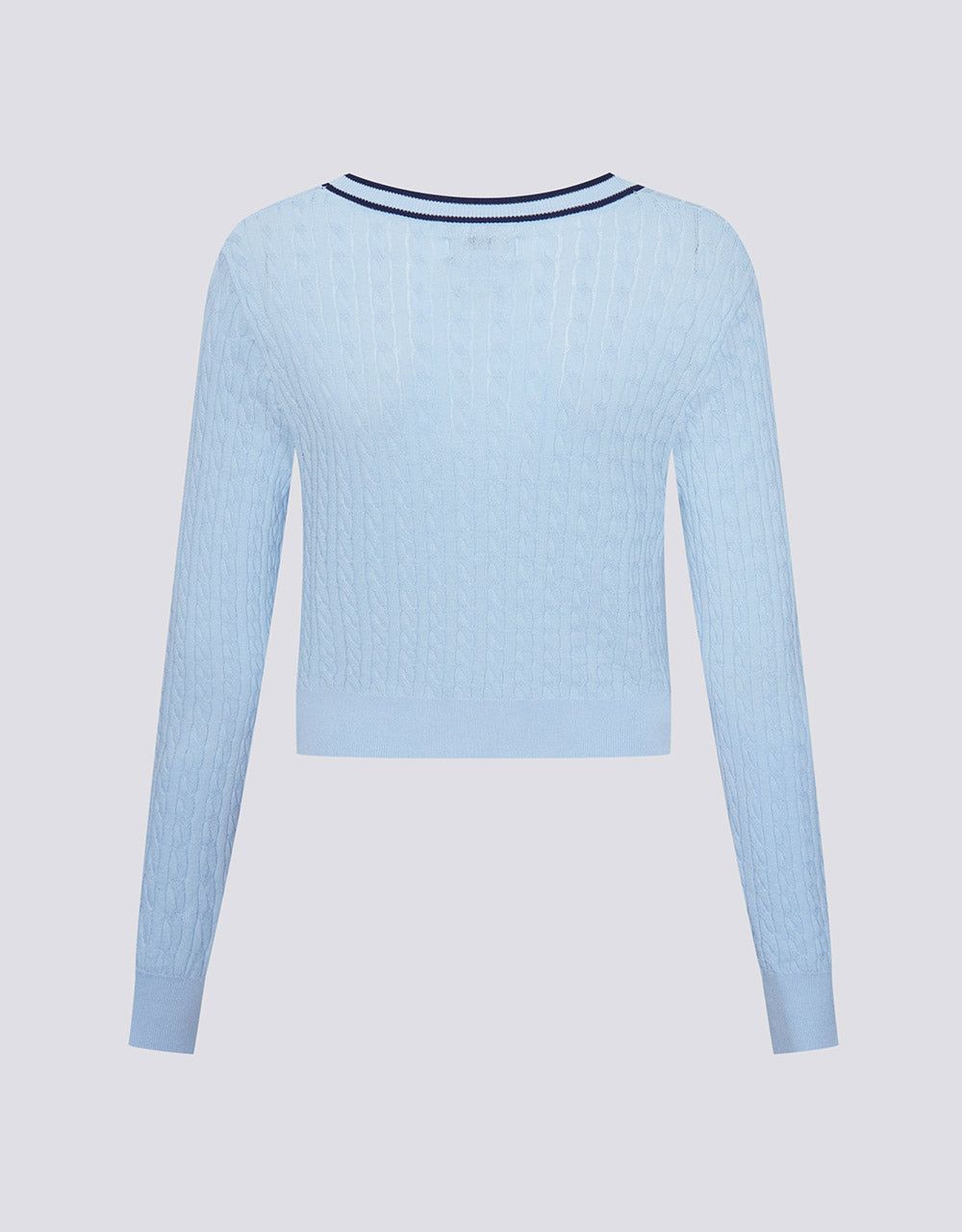 Contrast Trim Fitted Cardigan sold by Urban Revivo product image thumbnail 4