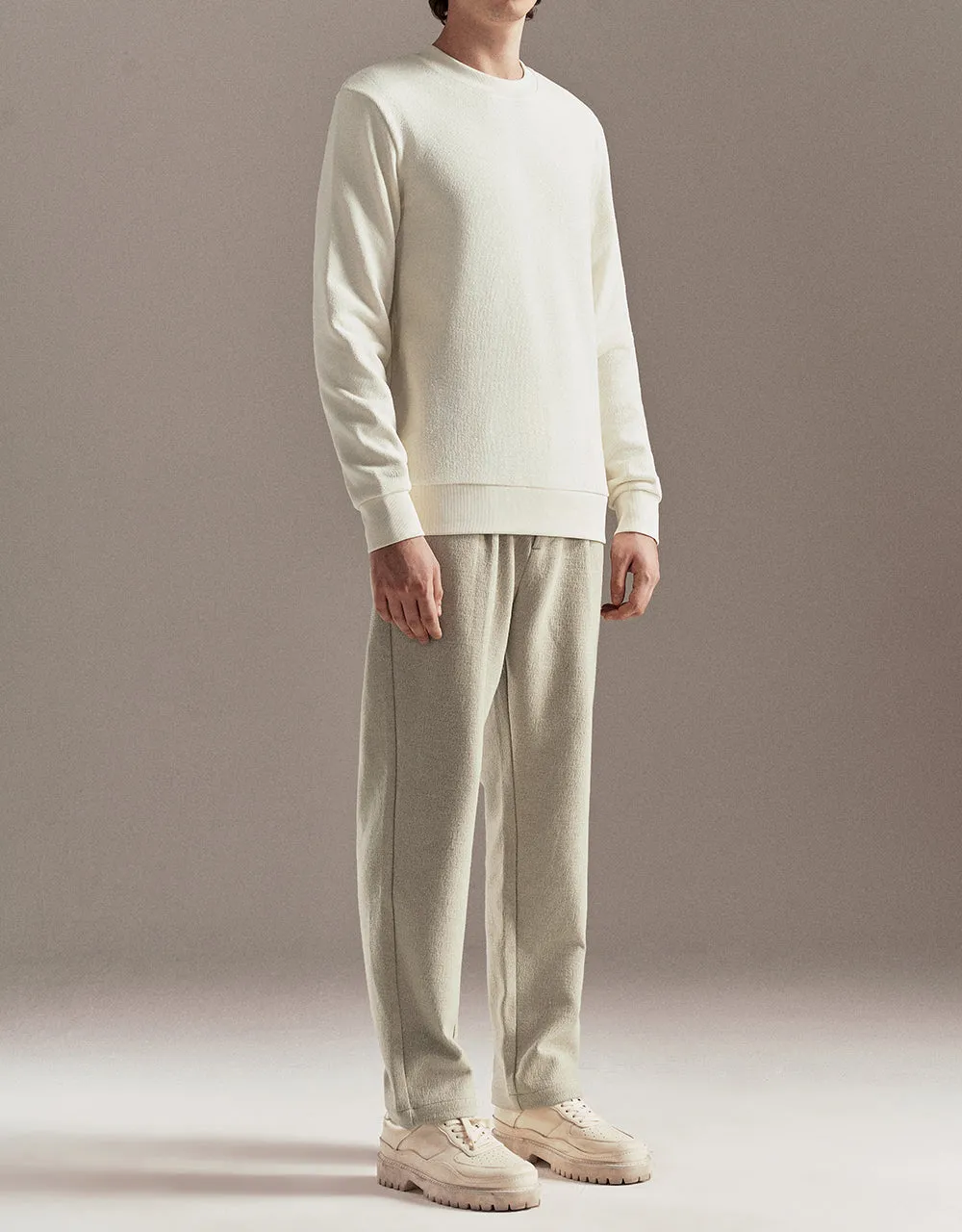 Knitted Straight Pants sold by Urban Revivo product image thumbnail 4
