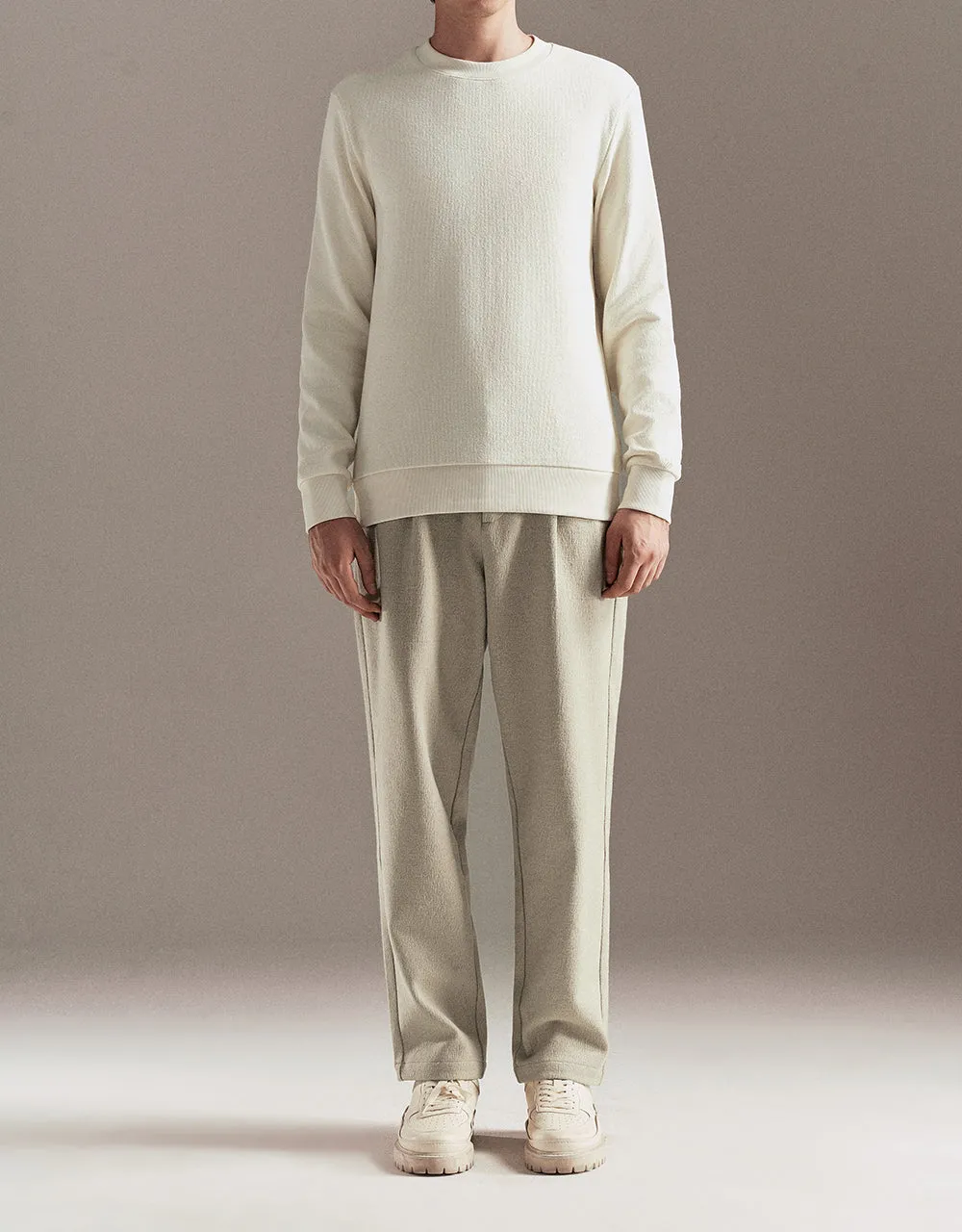 Knitted Straight Pants sold by Urban Revivo product image thumbnail 2