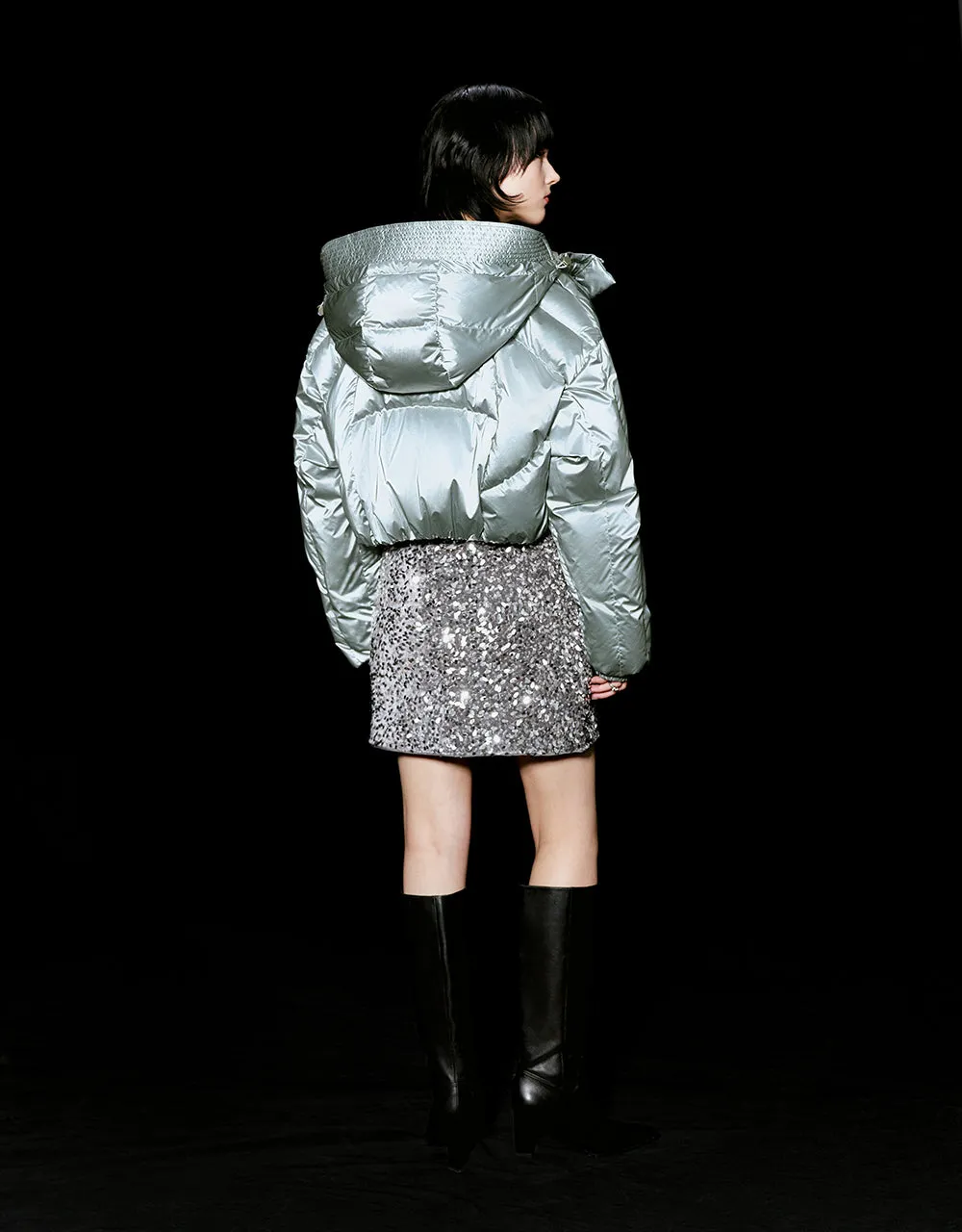 Hooded Puffer Jacket sold by Urban Revivo product image thumbnail 5