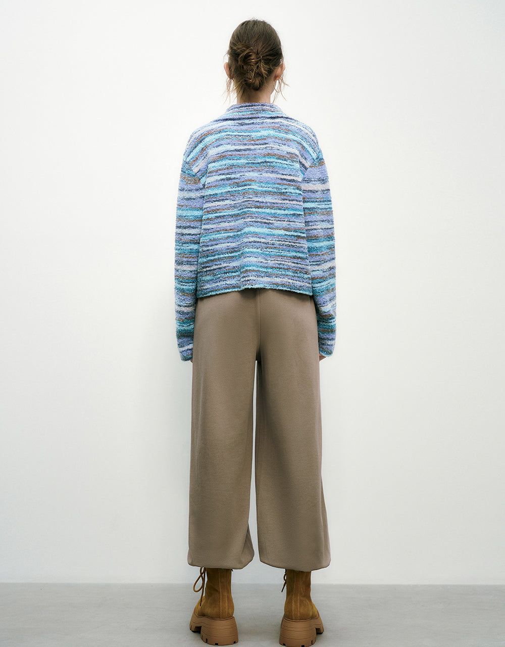 Elastic Waist Knitted Jogger Pants sold by Urban Revivo product image thumbnail 5