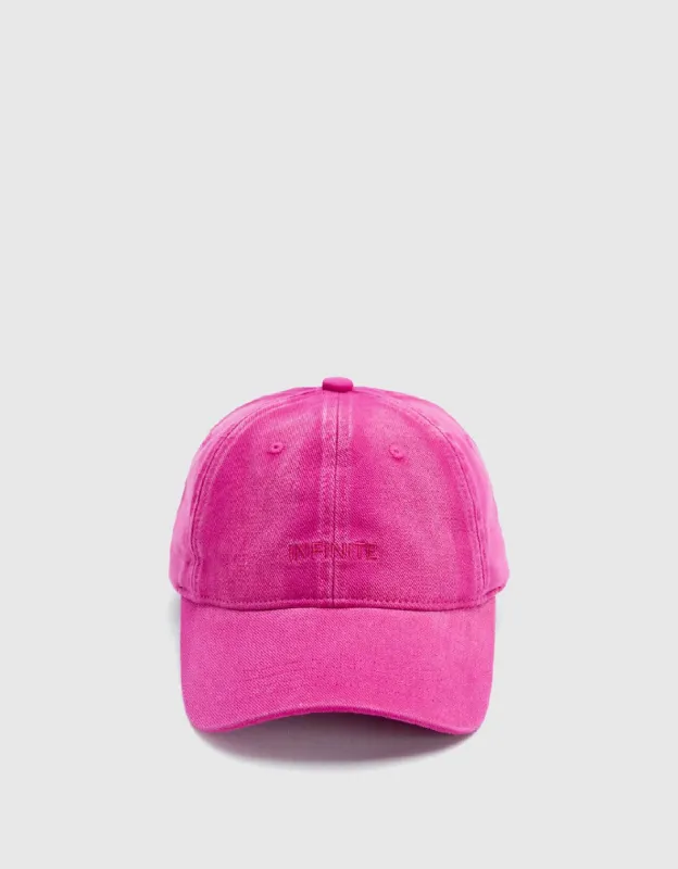 Letter Embroidered Denim Baseball Cap sold by Urban Revivo
