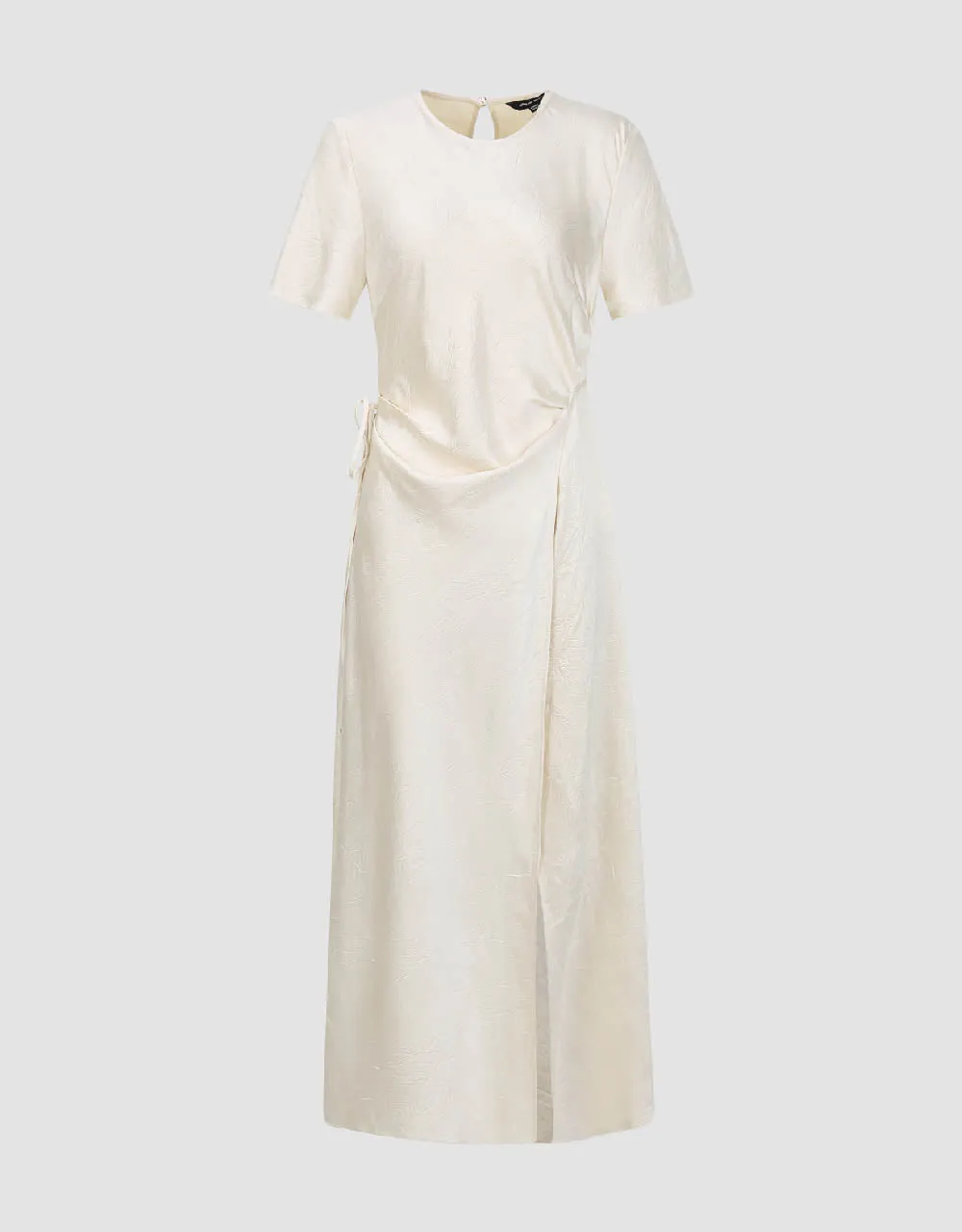 Crew Neck A-Line Dress sold by Urban Revivo product image thumbnail 2