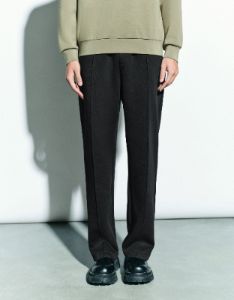 Drawstring Waist Straight Pants sold by Urban Revivo