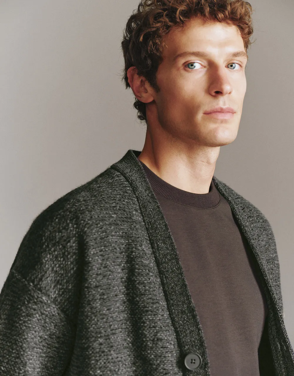 V-Neck Knitted Cardigan sold by Urban Revivo product image thumbnail 4