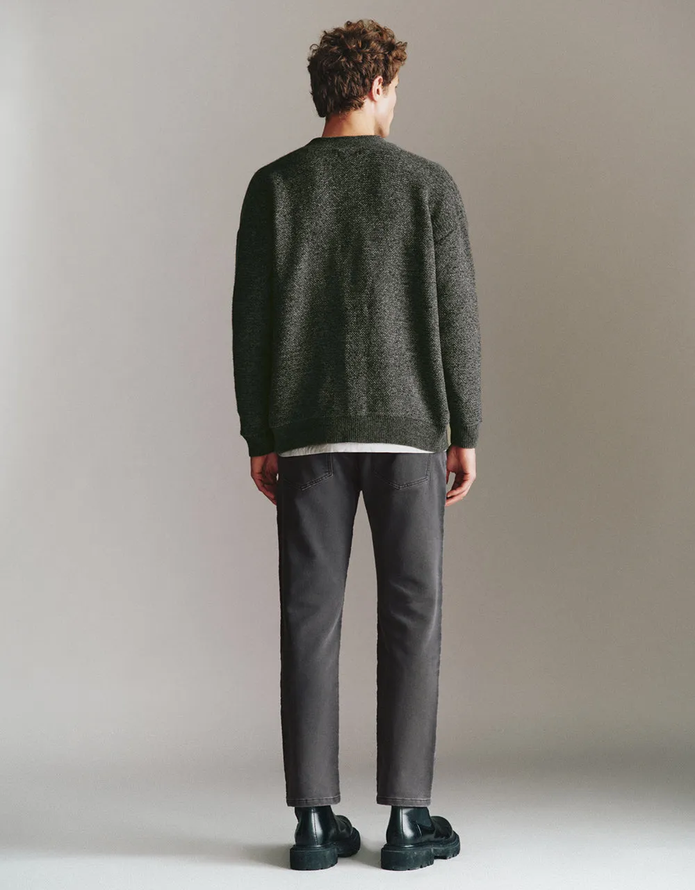 V-Neck Knitted Cardigan sold by Urban Revivo product image thumbnail 3