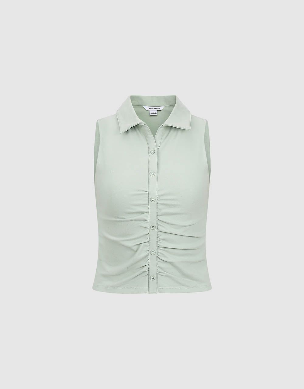 Ruched Skinny Waistcoat sold by Urban Revivo product image thumbnail 2