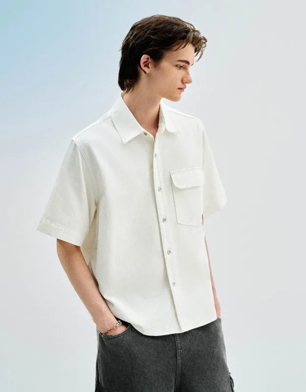 Loose Denim Shirt sold by Urban Revivo