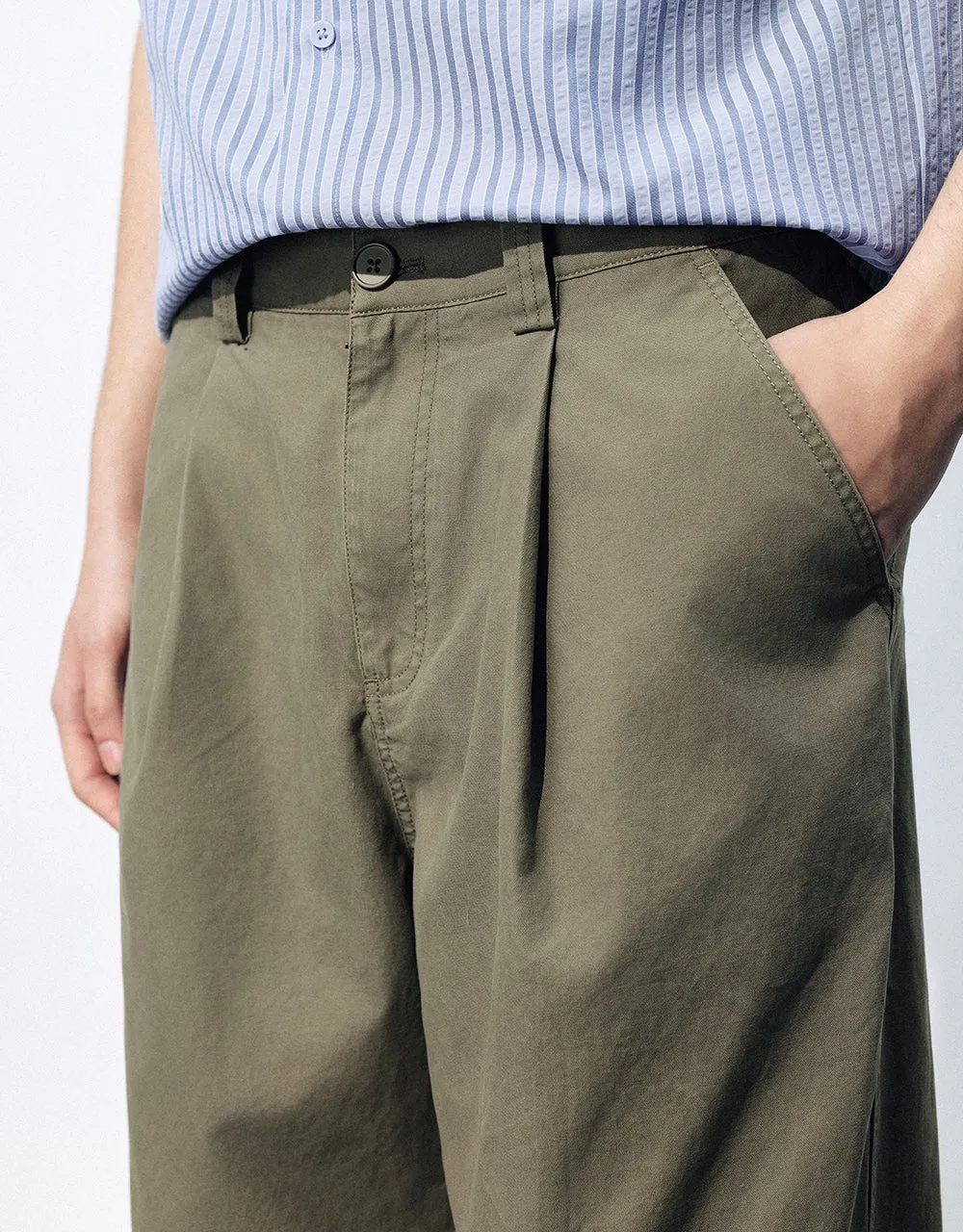 Loose Straight Pants sold by Urban Revivo product image thumbnail 5