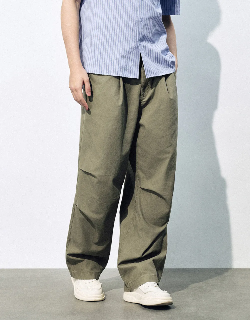 Loose Straight Pants sold by Urban Revivo product image thumbnail 4