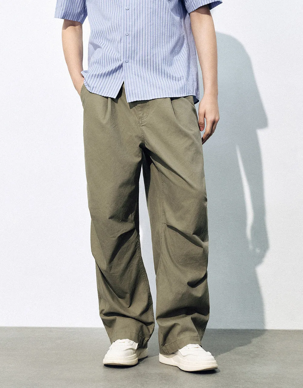 Loose Straight Pants sold by Urban Revivo product image thumbnail 2