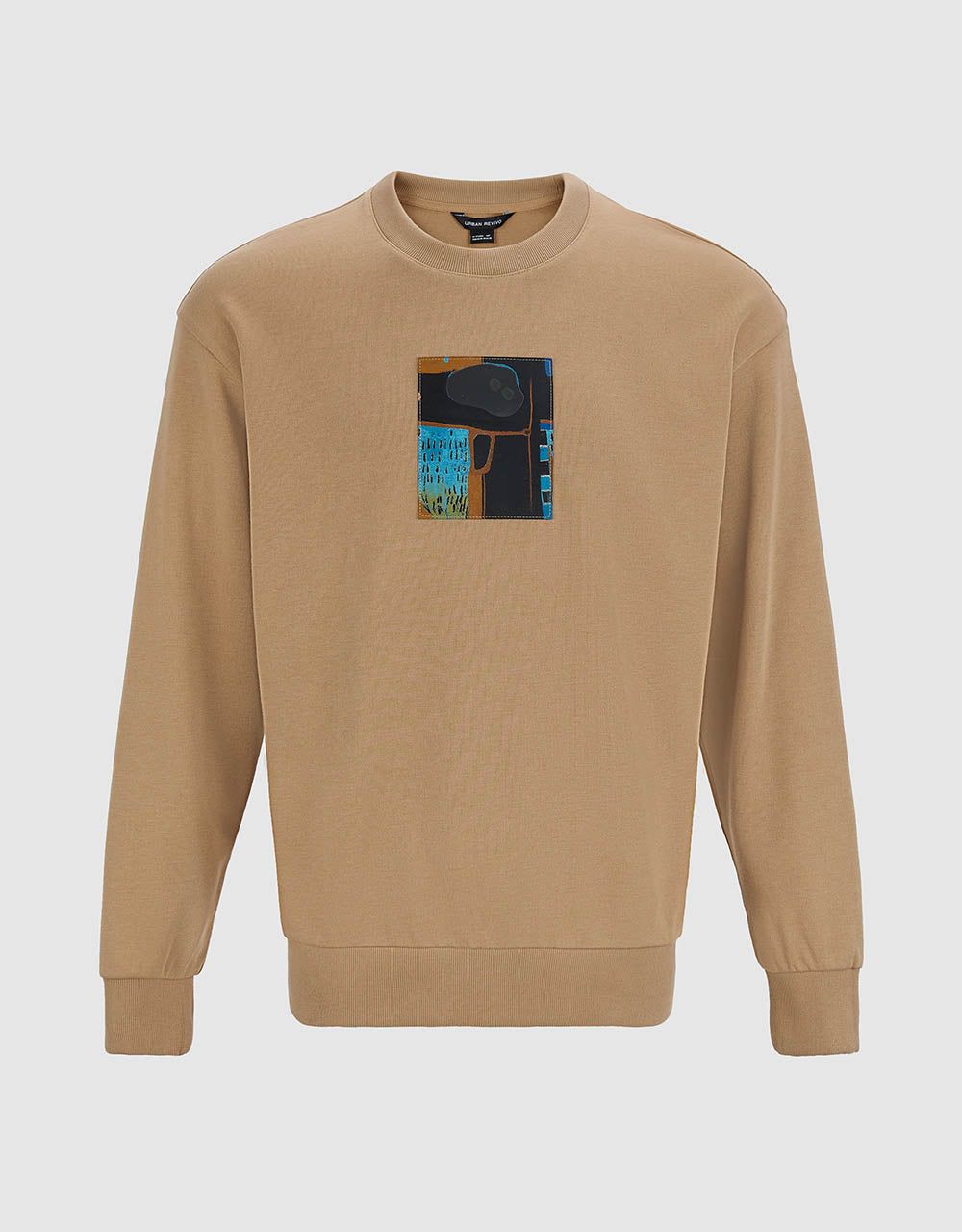Crew Neck Straight Sweatshirt sold by Urban Revivo product image thumbnail 2