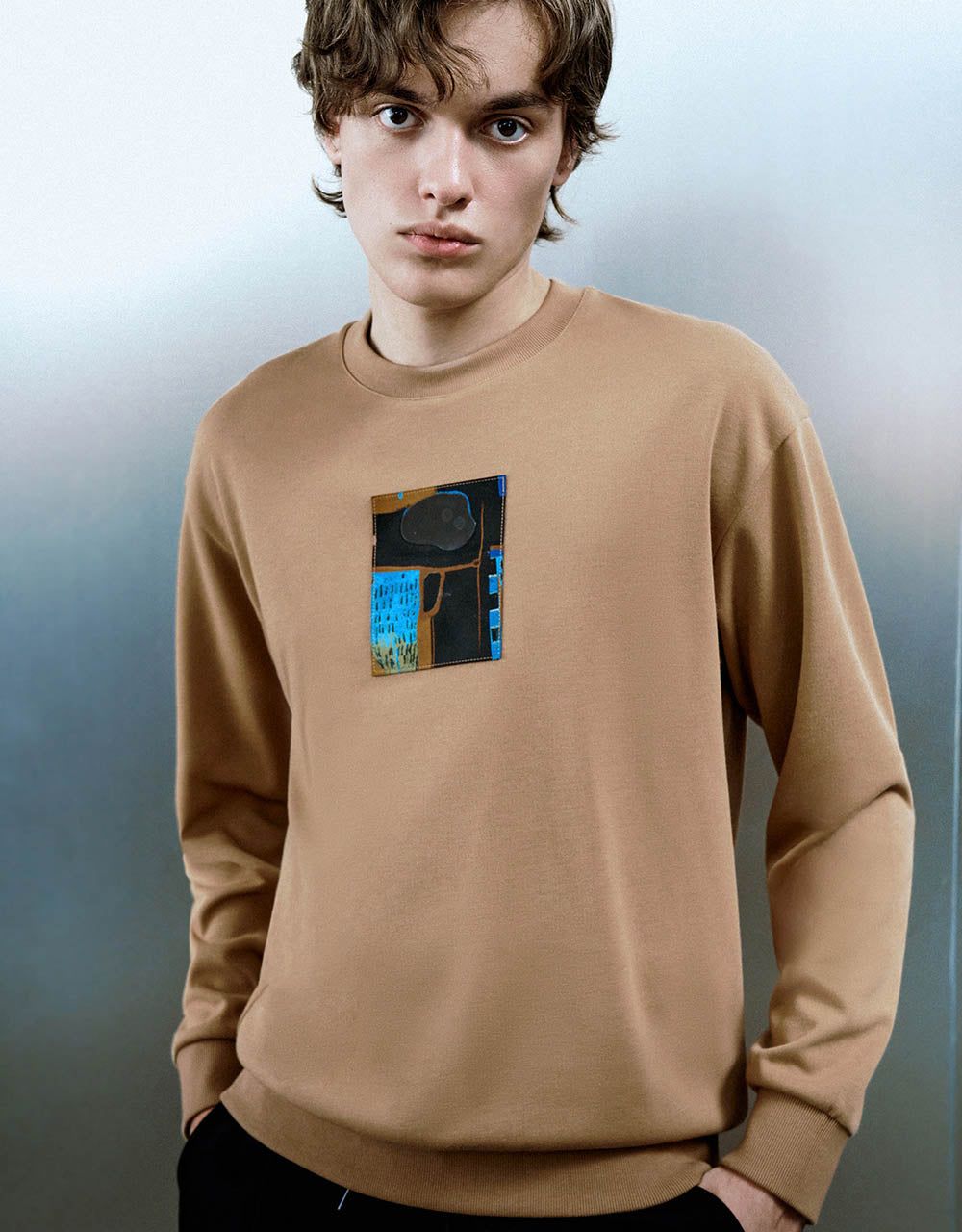 Crew Neck Straight Sweatshirt sold by Urban Revivo product image thumbnail 5