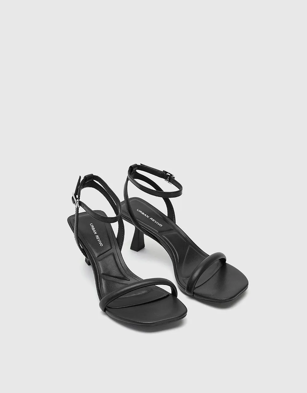 Square Toe Heeled Sandals sold by Urban Revivo