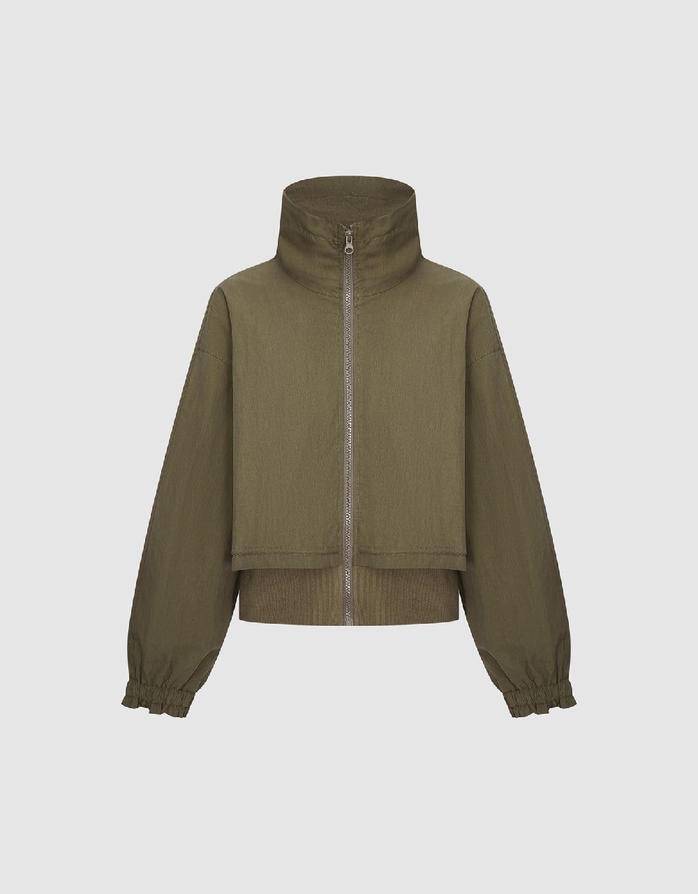 Zipper Front Straight Jacket sold by Urban Revivo