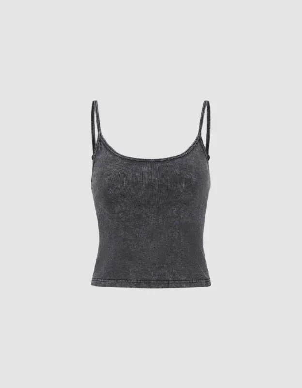 U Neck Knitted Cami Top sold by Urban Revivo