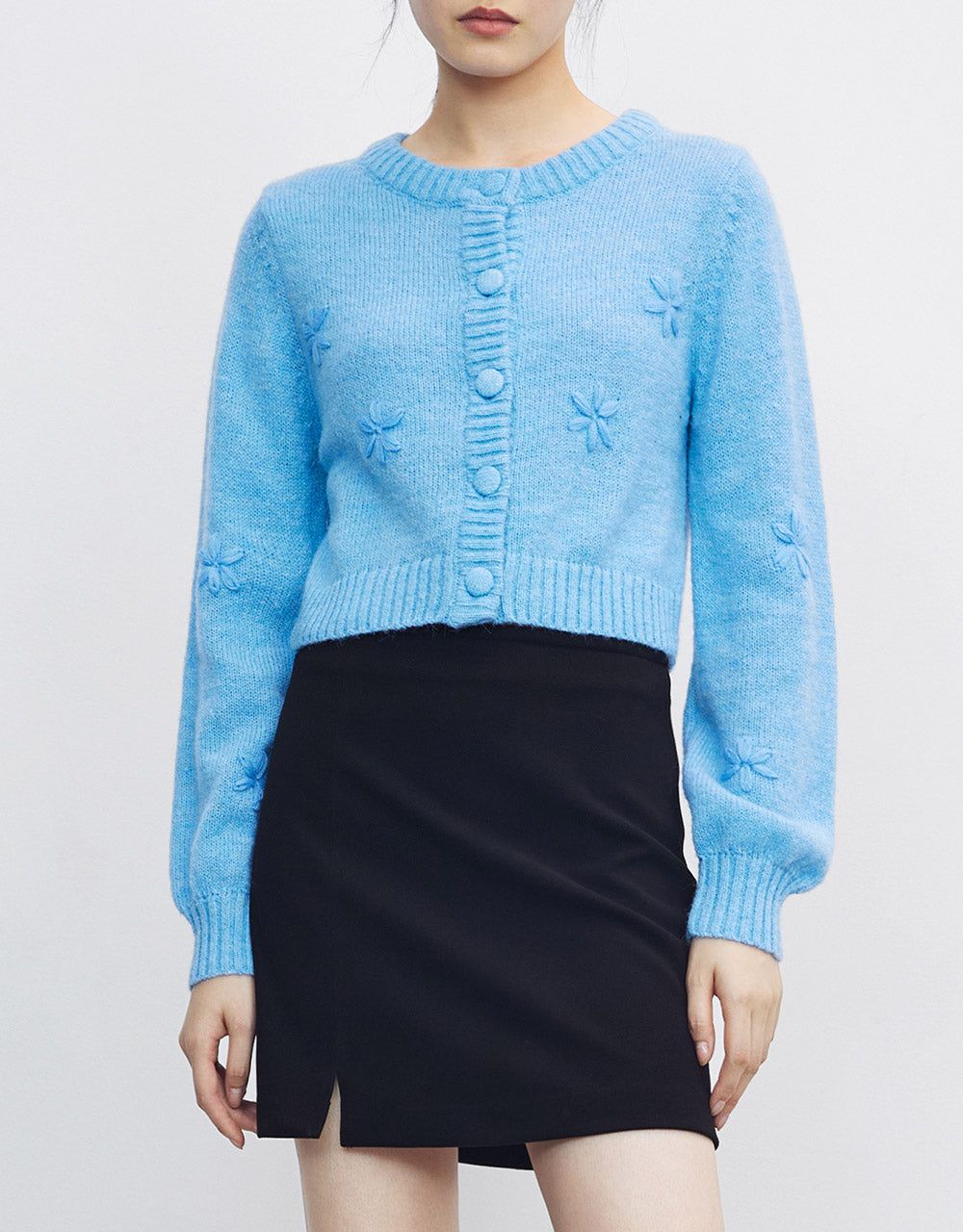 Floral Embroidery Button Up Cardigan sold by Urban Revivo product image thumbnail 2