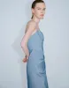 Off-Shoulder Skinny Denim Dress sold by Urban Revivo