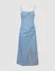 Off-Shoulder Skinny Denim Dress sold by Urban Revivo