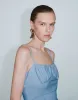 Off-Shoulder Skinny Denim Dress sold by Urban Revivo