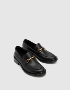 Vegan Leather Round Loafers sold by Urban Revivo