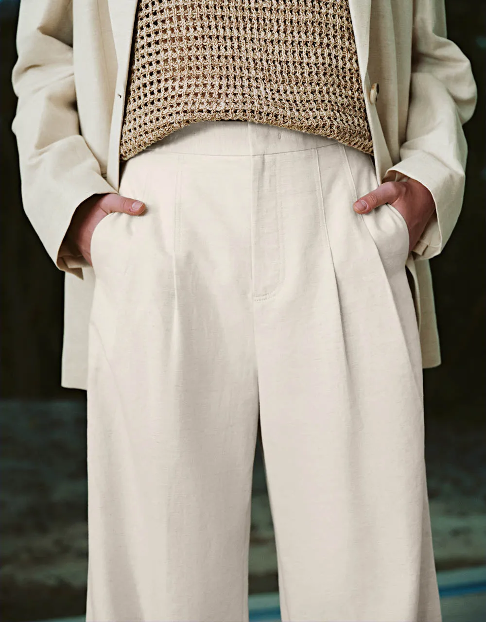 Wide-Leg Loose Pants sold by Urban Revivo product image thumbnail 5