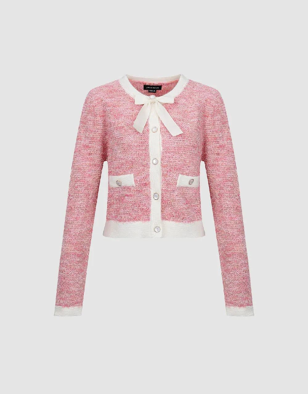 Crew Neck Knitted Cardigan sold by Urban Revivo product image thumbnail 2