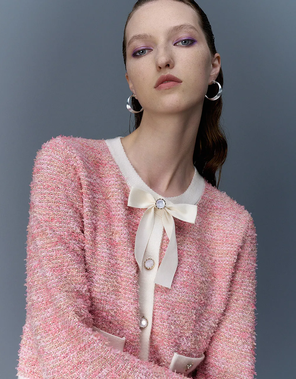 Crew Neck Knitted Cardigan sold by Urban Revivo product image thumbnail 5