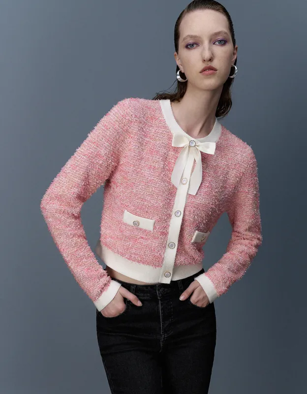 Crew Neck Knitted Cardigan sold by Urban Revivo