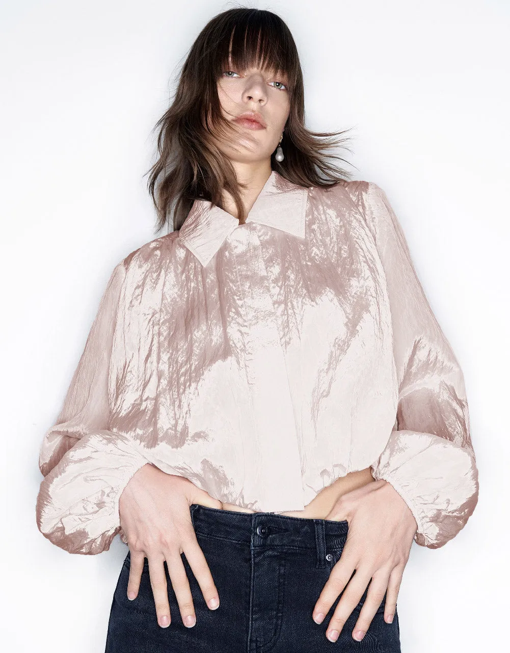 Button Up Balloon Jacket sold by Urban Revivo product image thumbnail 3