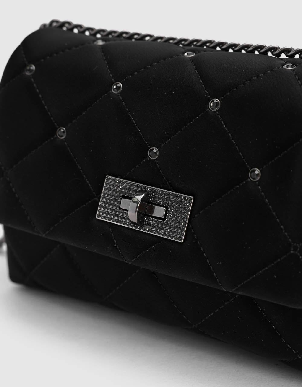 Rhinestone Decor Quilted Shoulder Bag sold by Urban Revivo product image thumbnail 5