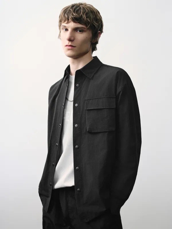 Button Up Loose Shirt sold by Urban Revivo