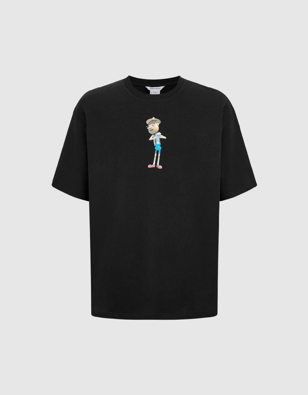 Printed Crew Neck Straight T-Shirt sold by Urban Revivo product image thumbnail 2