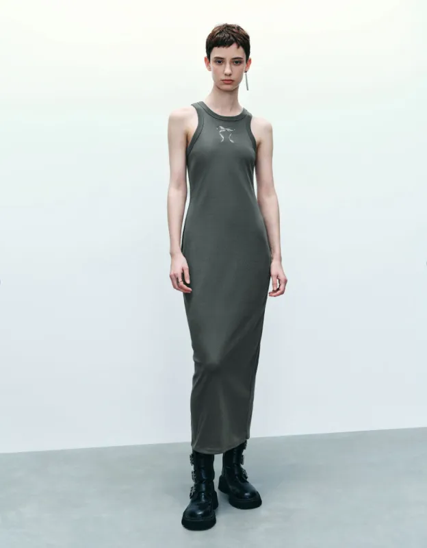 Sleeveless Crew Neck Skinny Dress sold by Urban Revivo