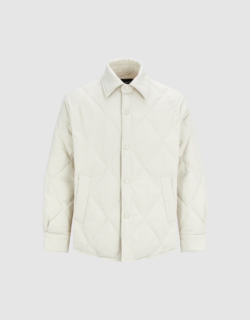 Drop Shoulder Sleeve Straight Padded Coat sold by Urban Revivo product image thumbnail 2