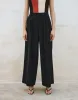 Tailored Wide-Leg Pants sold by Urban Revivo