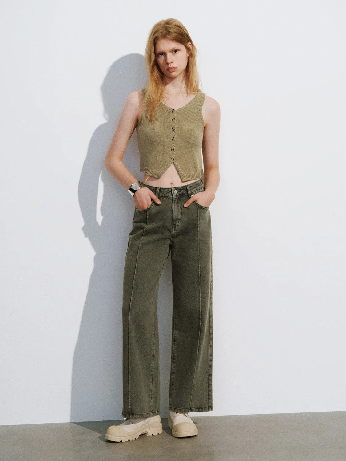 Skinny Knitted Waistcoat sold by Urban Revivo product image thumbnail 5