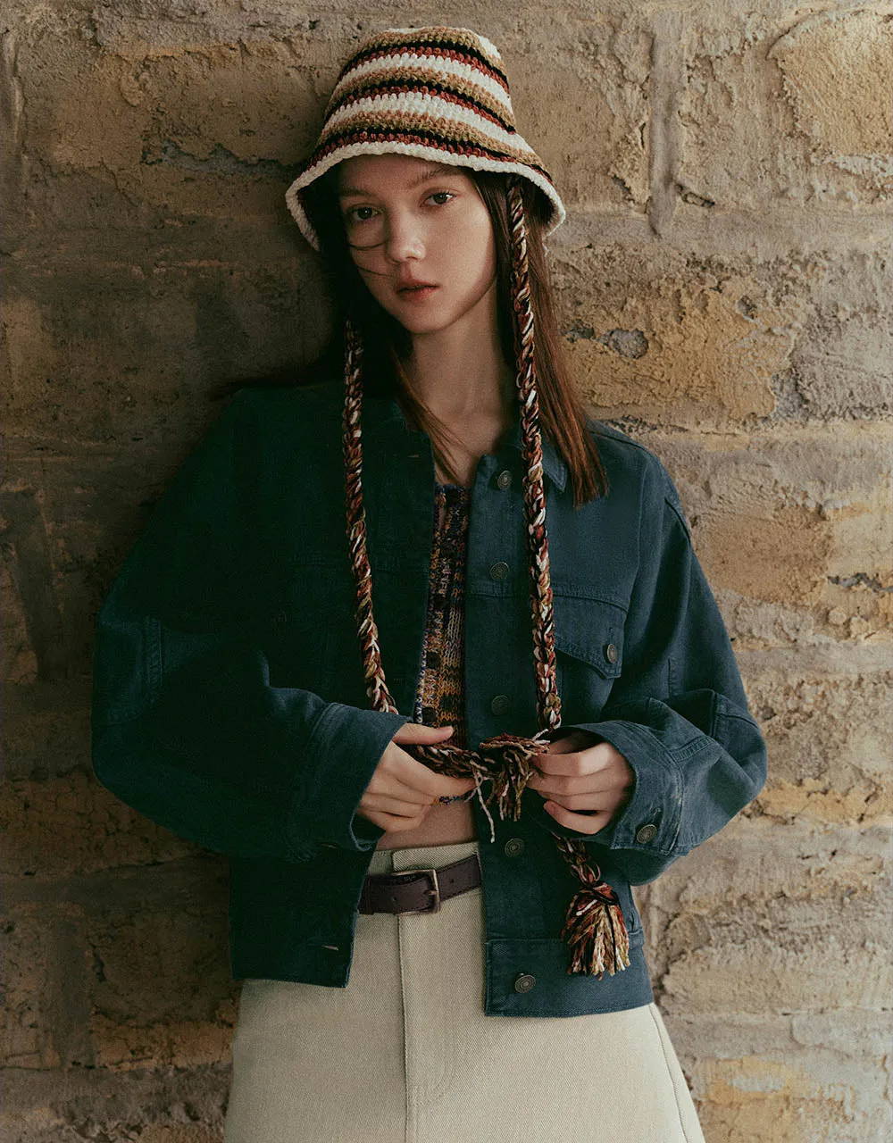 Button Up Loose Denim Jacket sold by Urban Revivo