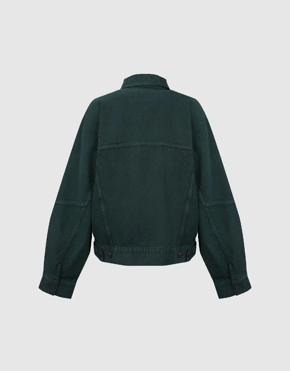 Button Up Loose Denim Jacket sold by Urban Revivo product image thumbnail 5