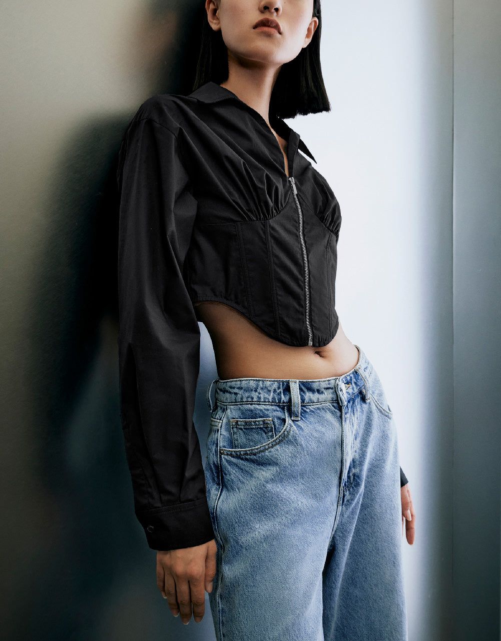 Zipper Front Shirt sold by Urban Revivo product image thumbnail 3