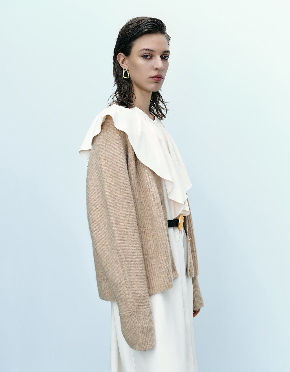 V-Neck Knitted Cardigan sold by Urban Revivo product image thumbnail 2