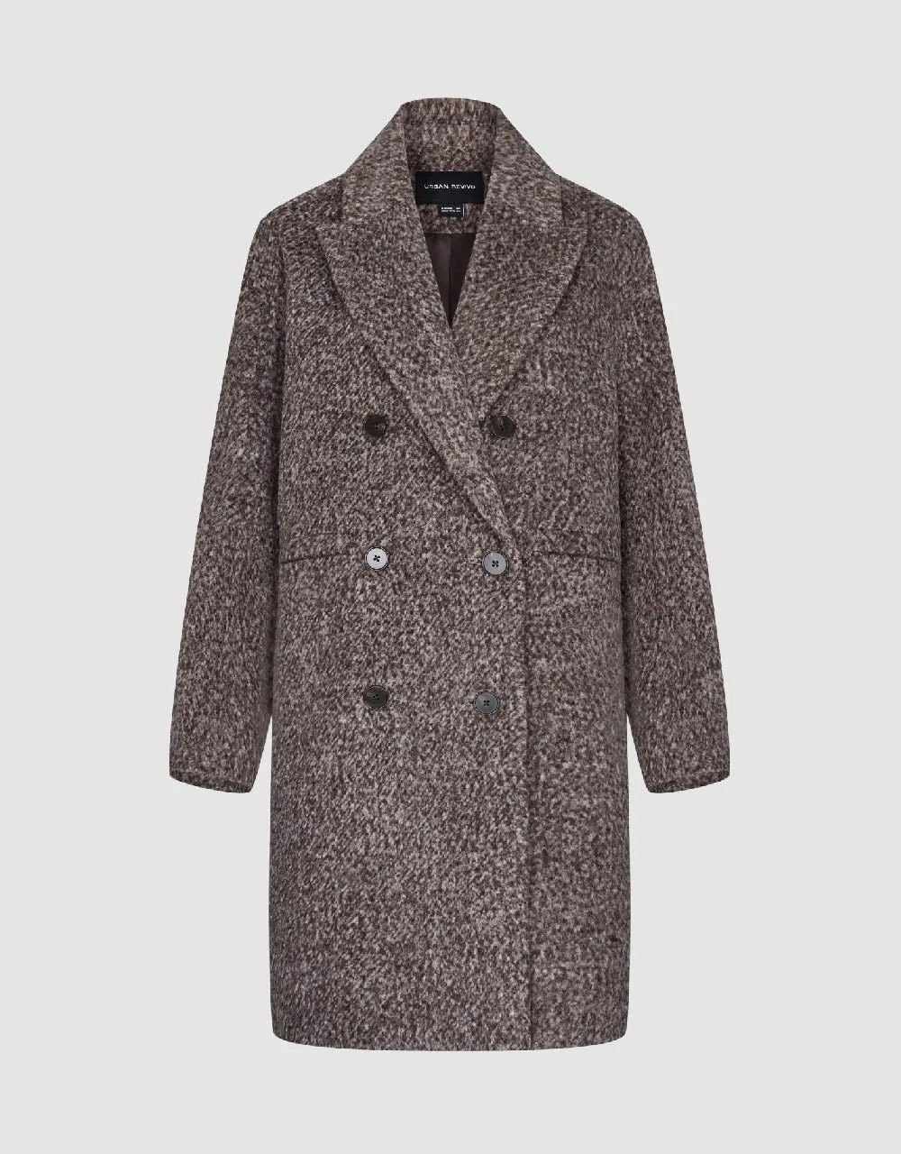 Double Breasted Longline Straight Coat sold by Urban Revivo product image thumbnail 2