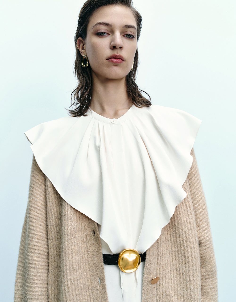 V-Neck Knitted Cardigan sold by Urban Revivo product image thumbnail 4