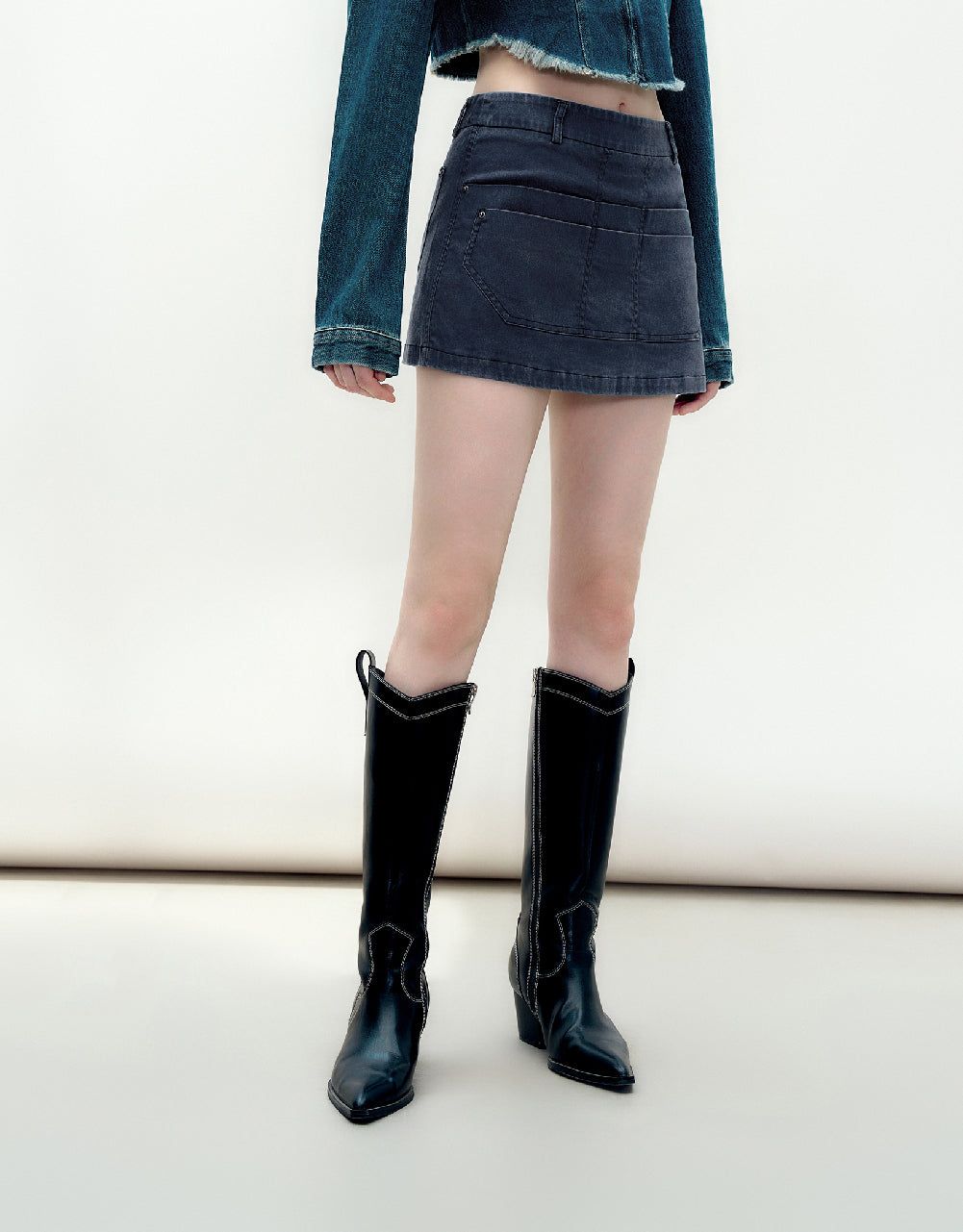 Mini A-Line Skirt sold by Urban Revivo product image thumbnail 4