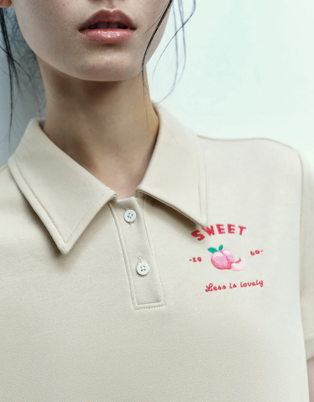 Fruit Printed Skinny Polo T-Shirt sold by Urban Revivo product image thumbnail 4