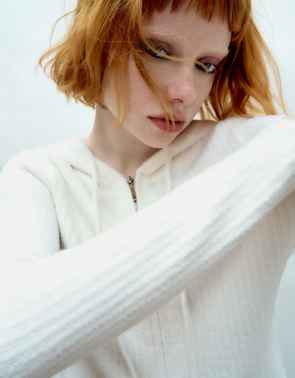 Zipper Front Knitted Cardigan sold by Urban Revivo product image thumbnail 4